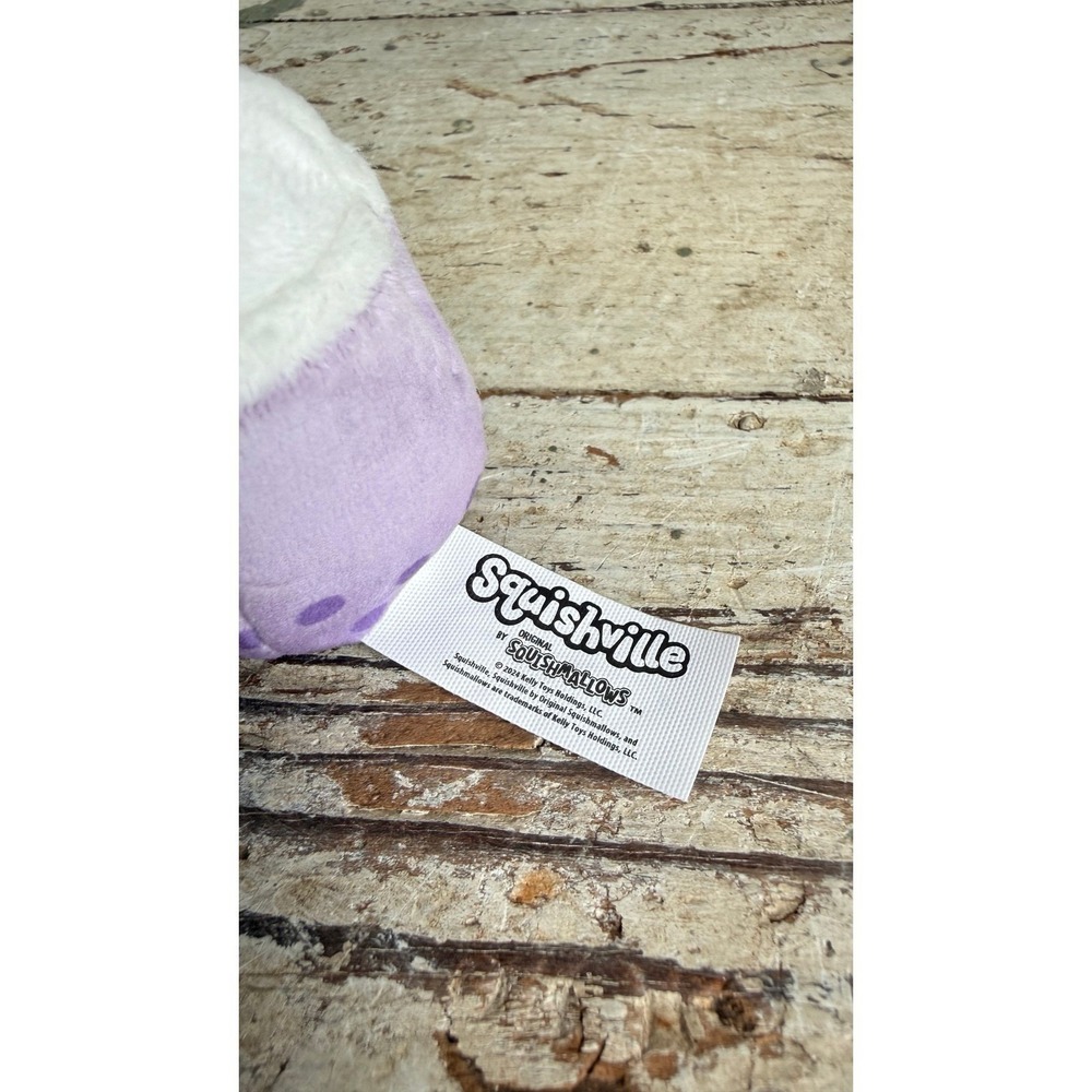 Squishville Squishmallows 2in Purple Boba Tea Mini Plush Jakarria Drink - Picture 4 of 5